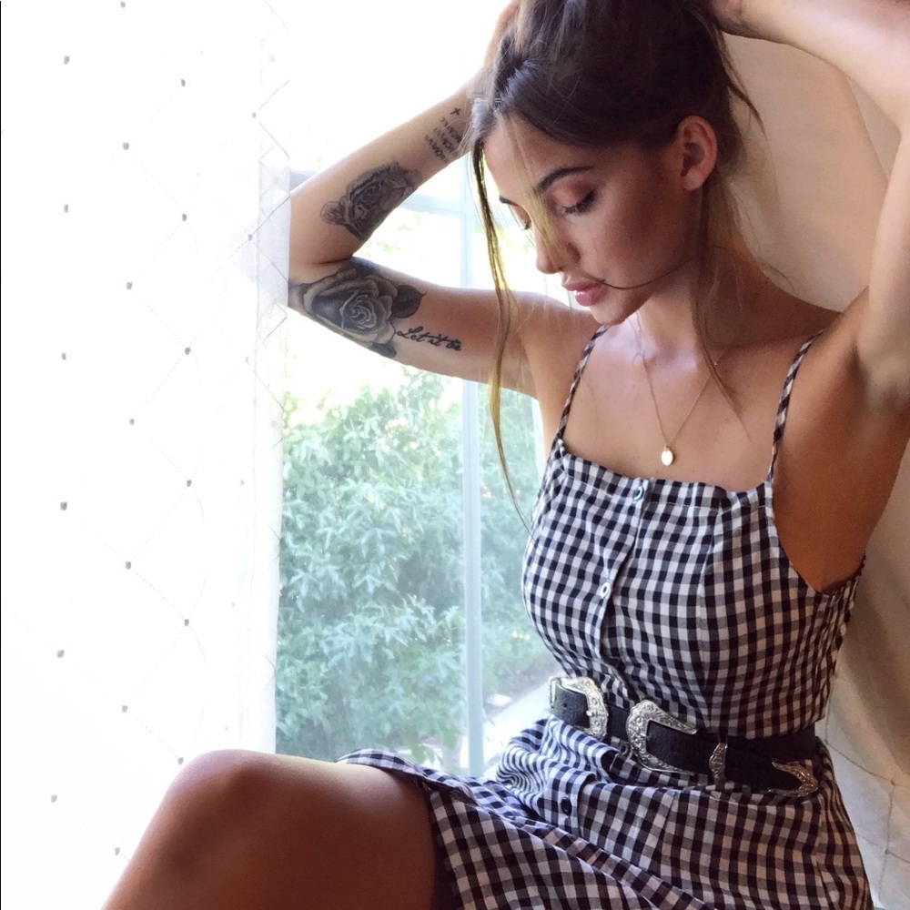 Gingham Maxi Dress